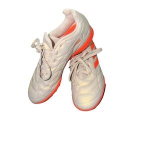 Adidas Cream and Orange Sneakers